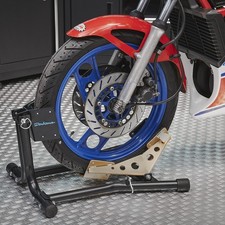 Datona  Motorrad St&auml;nder Wippe f&uuml;r schmale Reifen 14-19 Zoll Motorradheber