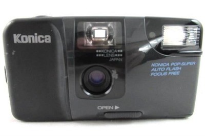 Vintage Konica Pop Super 35mm Autoflash Point & Shoot Film Camera