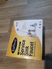 Krowne 16-127 Royal Series Service Faucet Splash-Mounted 8" Centers*Open Box