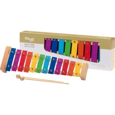 STAGG META-K12 RB Metallophon mit 12 farbigen Stäben | Neu