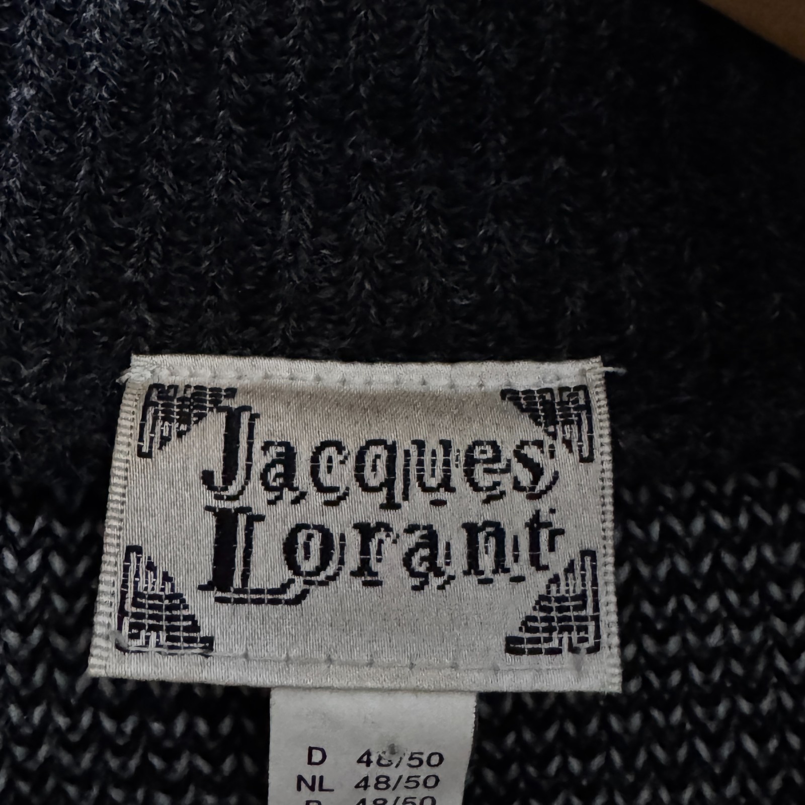 Vintage Jacques Lorant Quarter Zip Nordic Knit Sweater image 9
