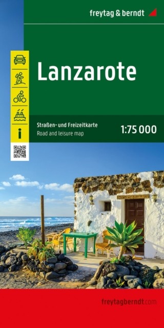 Lanzarote, Road and Leisure Map 1:75.000 by Freytag-Berndt - - Image 2