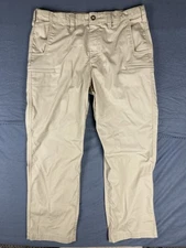 Propper Slick Tactical Pants Men's 36x30 Khaki Tan Ripstop Gripper Waist