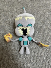 Invader Zim Robot Gir Pizza Plushie Vintage 2005 RARE official Nick merch