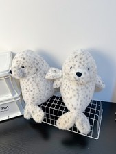 Jellycat Amuseable Fluffy Galumphous Seal Plush Doll Gift Kids Toy 12in