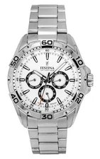 Festina White Dial Quartz Casual 100M Men's Watch F20623-1
