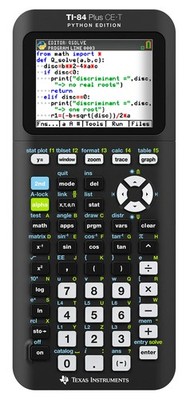 Texas Instruments - TI-84 Plus CE-T P Graphic Calculator Single