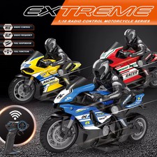 RC Motorcycles Electric Motor Cars High Speed Remote Control Racing Kids Gift