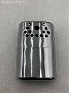 Vintage Jon-E G1 Silver Sporting Portable Compact Pocket Lighter Handwarmer