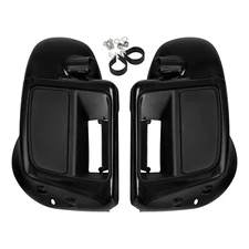 Lower Vented Leg Fairing For Harley Street Road Glide King 14-25 24 Black Quartz