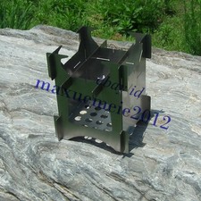 MY stainless alcohol stand wood stove windscreen outdoor picnic caming portable