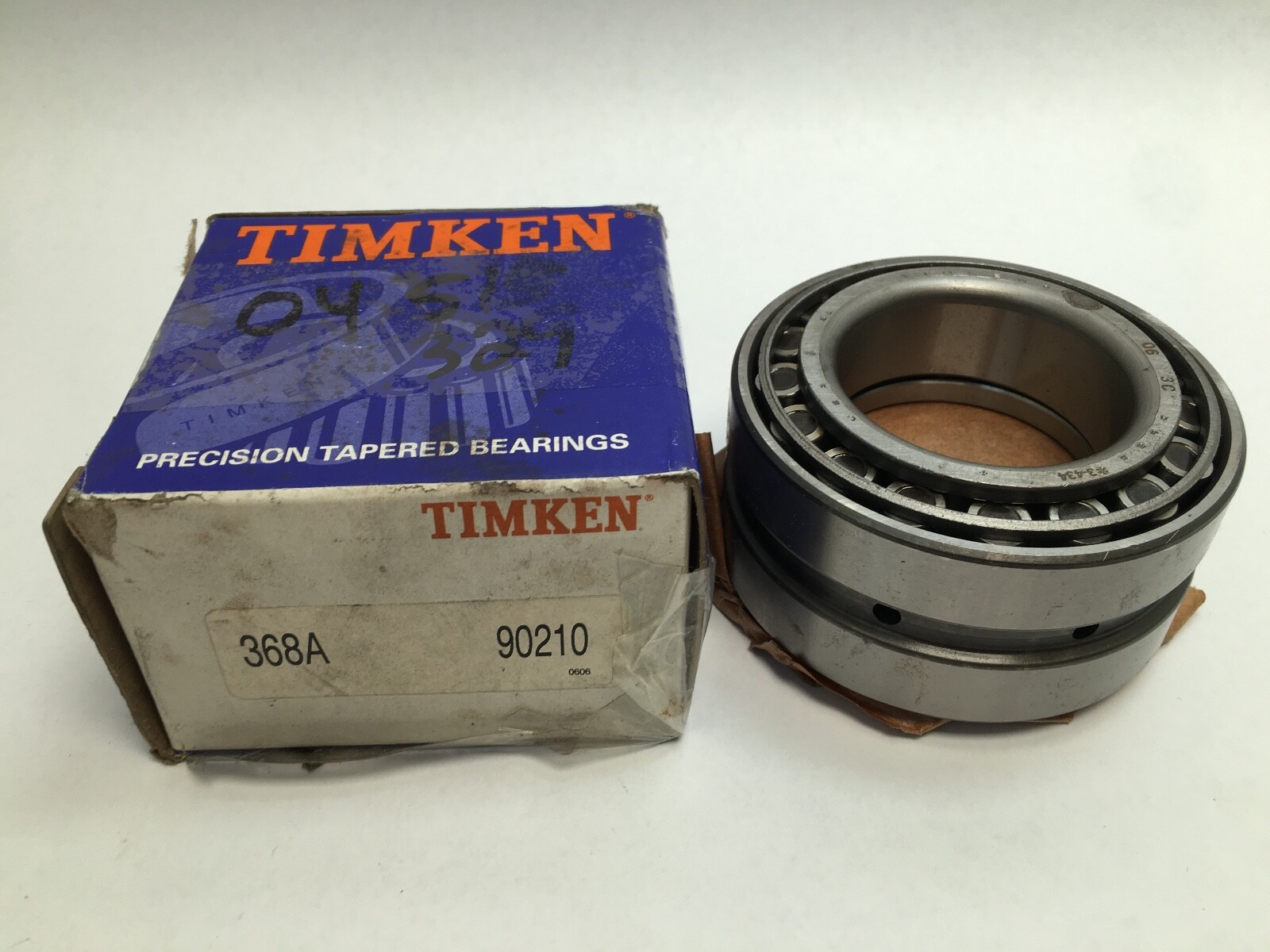Timken 368A-90210 Double Taper Bearing Cone & Cup 2 Inch ID 3.543 Inch OD USA Made