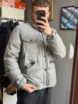 Moncler Japan collection Puffer down Jacket wool Mens Large