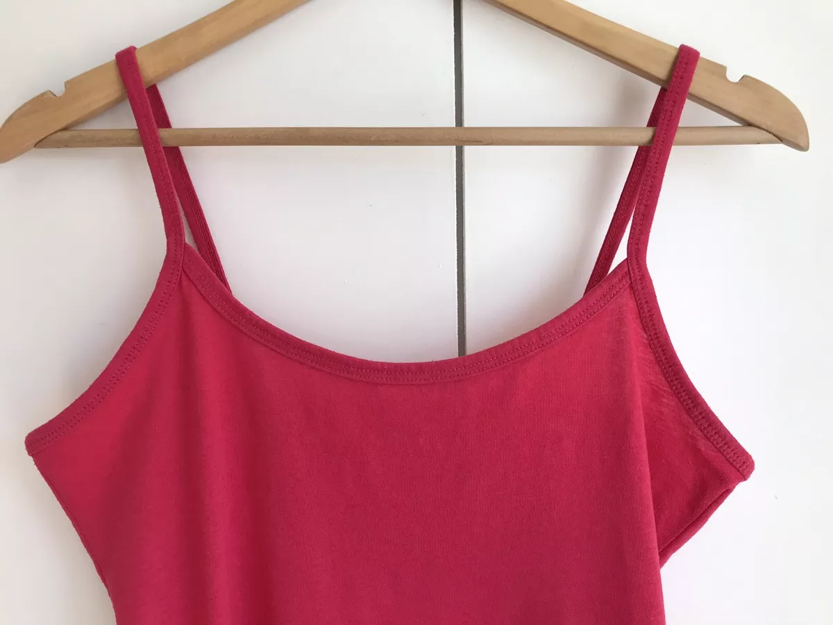 New Look ladies cotton blend spaghetti straps tank top size M