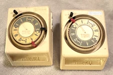 VTG Intermatic Time All Day/Night 24 Hour Timer switch plug Model SB111 Lot Of 2