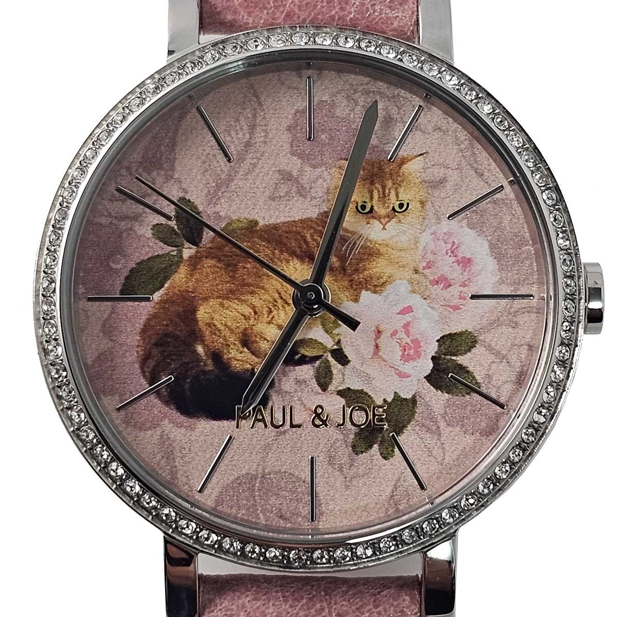 PAUL & JOE 腕時計 BOUTON 猫 シルバー レディース PJ7029-B48CN PAUL & JOE 腕時計 BOUTON 猫 シルバー レディース PJ7029-B48CN
