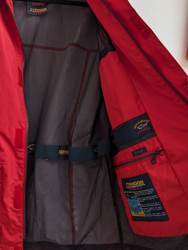 Paul & Shark Yachting Men's Red Typhoon 20000 Jacket/Coat Windbreaker - Picture 3 of 11