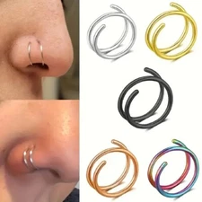New Fashion Double Nose Ring 