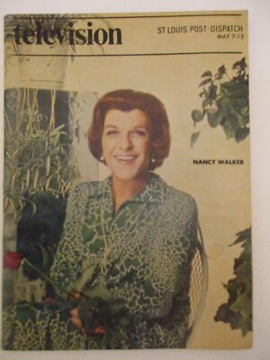 Nancy Walker  - St. Louis Post-Dispatch TV Guide Magazine 1978