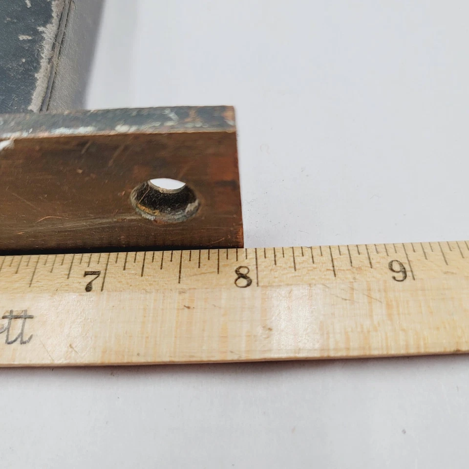 Vintage Mortise Lock Door Hardware Salvage Skeleton Keyhole NO Key - Image 3 of 4