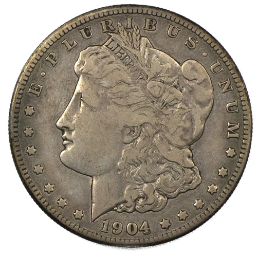 1904-S Morgan Silver Dollar $1 Very Fine VF+ San Francisco