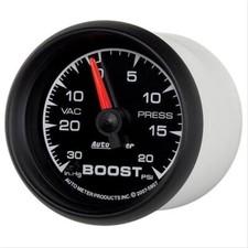Auto Meter 5907 2-116 Es Mechanical Boostvacuum Gauge 30 In Hg - 20 Psi Auto Meter 5907 2-116 Es Mechanical Boostvacuum Gauge 30 In Hg - 20 Psi