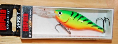 rapala srrs-7 srrs07 ft firetiger 2 3/4'' 7/16oz crankbait swims 7'-15' crankbait