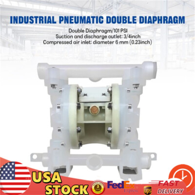 Air-Operated Double Diaphragm Air Poly Pump  & Outlet Chemical Fluids