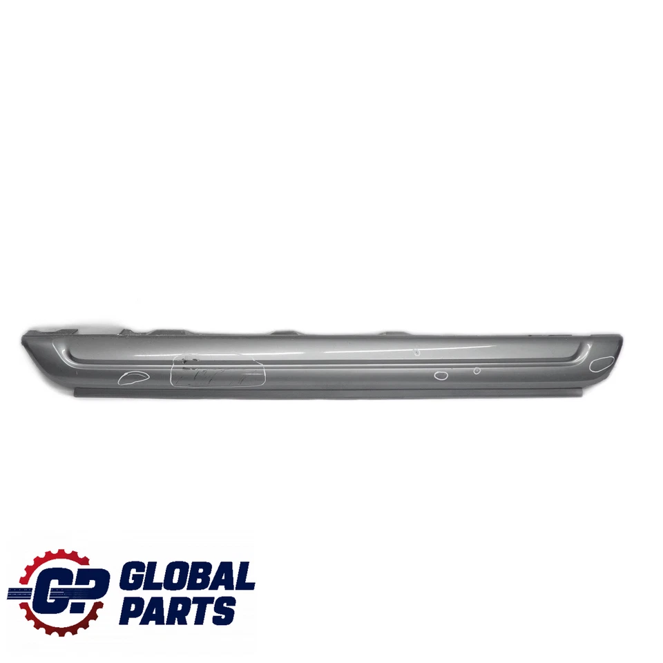 BMW X3 E83 M Sport Door Sill Cover Skirt Right O/S Silbergrau Silver Grey - A08 - Image 2 of 4