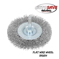BlueSpot - 75mm (3") Flat Wire Wheel Brush