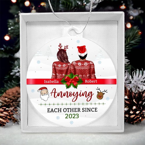 Personalized Christmas Ornament❄️, Funny Christmas Gift For Her|Him, Wife Gift! - Picture 8 of 26