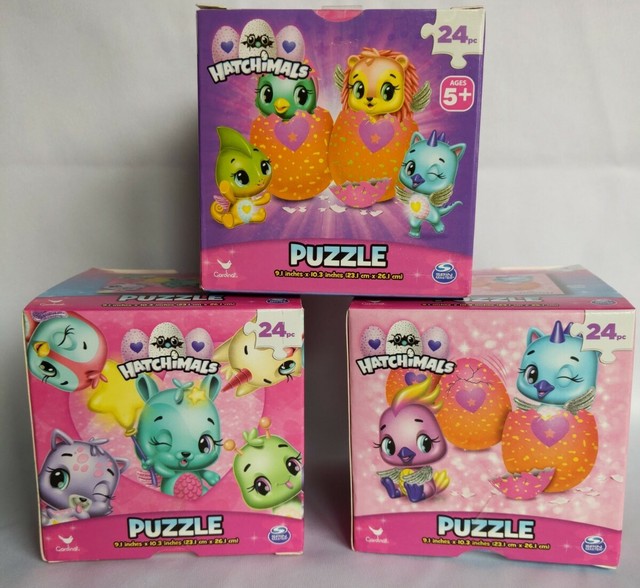 Hatchimals 24 Piece Jigsaw Puzzles for Kids. (lot of 3) | eBay