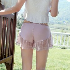 Women Lace Safety Under Pants Elastic Waist Shorts Underwear Summer Fashion Sexy