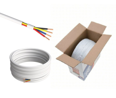 Custom Cut Security Alarm Cable 18/4AWG Stranded Unshielded CCA Alarm Wire LOT