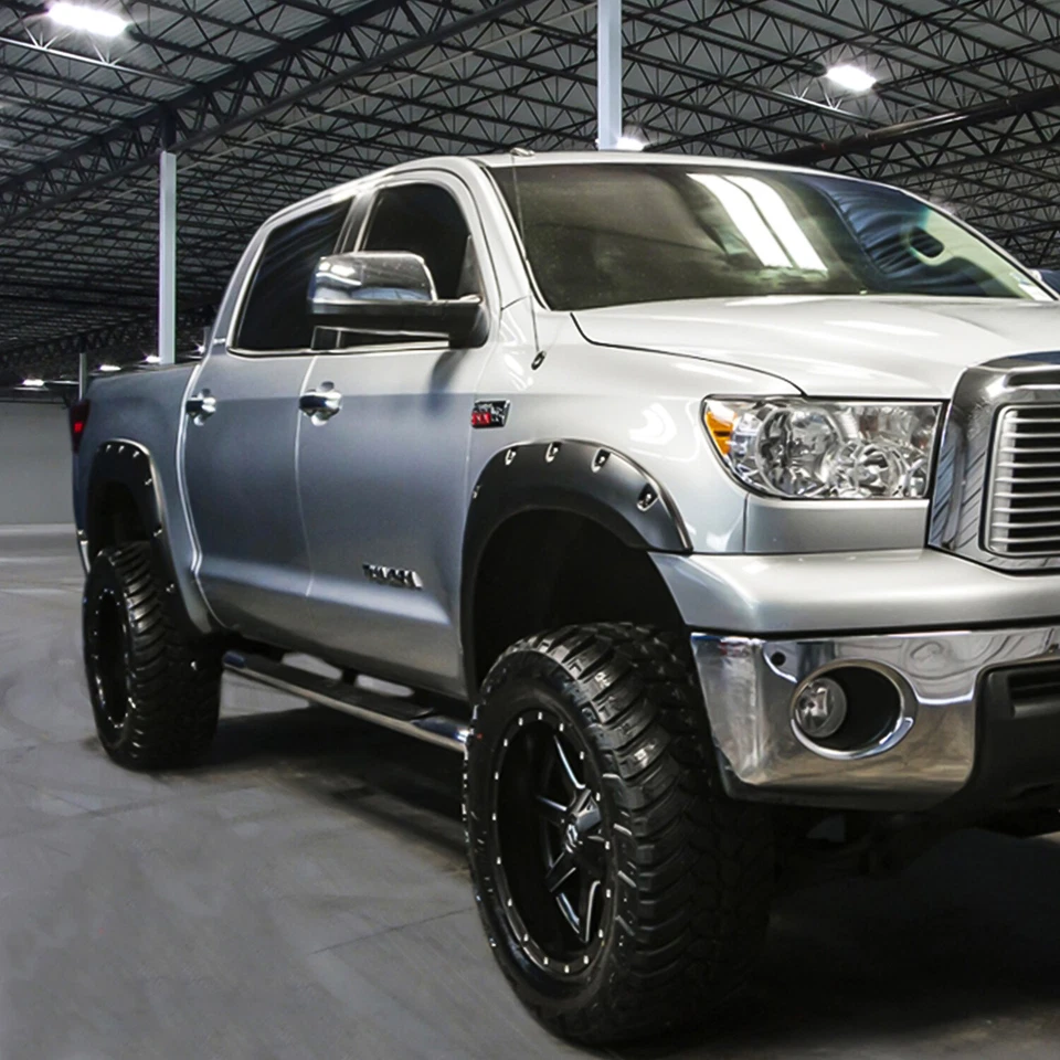 For 2005-2011 Toyota Tacoma 73.5 Fleetside Bed Pocket Style Rivet Fender Flares - Image 2 of 4