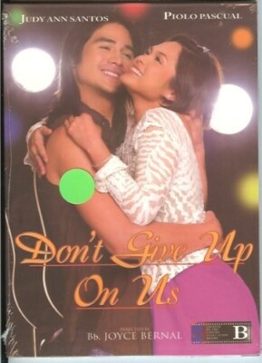 Don't Give Up On Us (2006) - Philippines DVD - Judy Ann Santos - Piolo Pascual