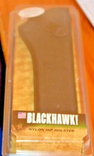 BLACKHAWK! Black Nylon Hip Holster, Size 11, Right Hand, (9.5" - 10.75" DBL AR)