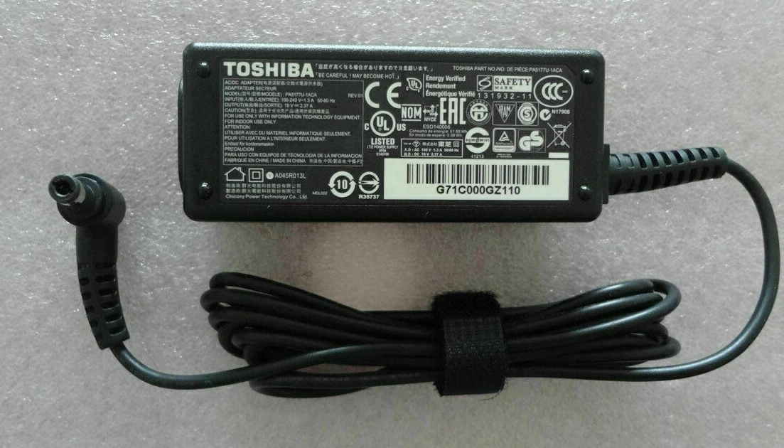 Adaptateur Secteur OEM Toshiba PA2450U AC 100-240V, Sortie