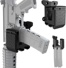 Gun Wall Mount for 223/5.56 Rifle + Magazine,Vertical and Horizontal Gun Holder 