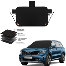 For Kia Car Windshield Snow Cover Winter Dust Rain Ice Frost Guard Protector
