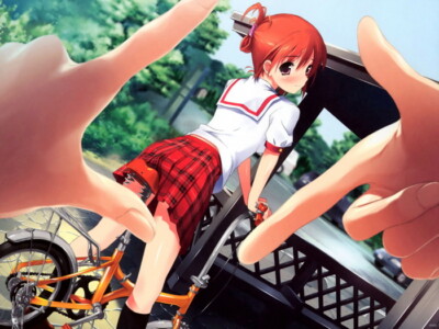 V6400 Hot Cute Sexy Redhead School Girl Anime Art Decor WALL POSTER PRINT CA