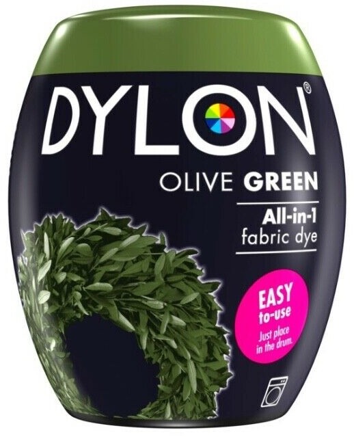 3x Dylon All-in-1 Washing Machine Fabric & Clothes Dye Pod - Olive Green - Image 7