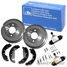 ATE BREMSTROMMEL +BREMSBACKEN+RADZYLINDER HINTEN FÜR SEAT MII SKODA CITIGO VW UP
