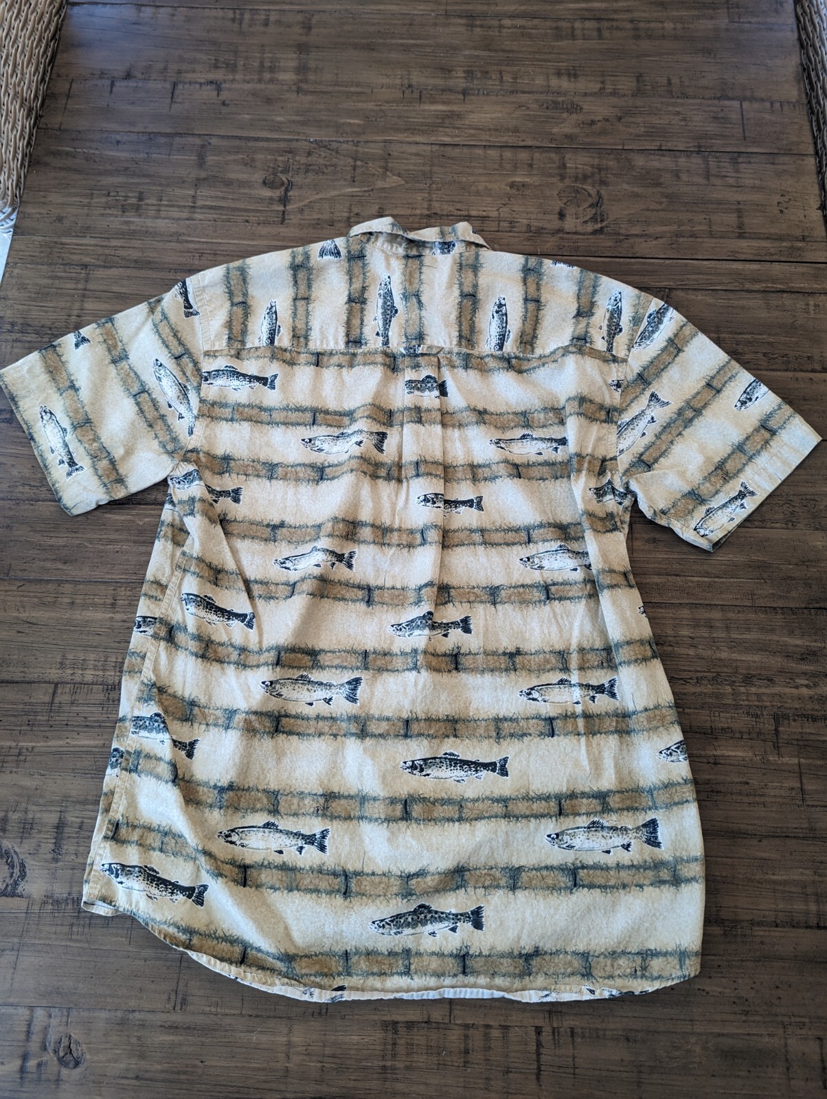 Pendleton Mens Large Collared Button Up Short Sle… - image 3