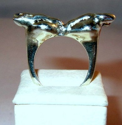 Silber Hasen Ring   