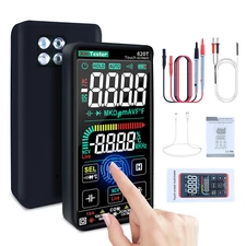 Digital Multimeter Smart Touch Screen Auto-Ranging 9999 Counts TRMS Rechargeable
