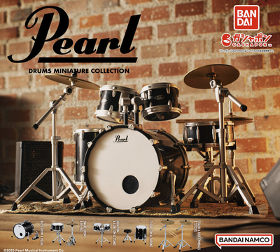 Pearl Drums Miniature Collection All 5 types Capsule Toy