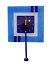miniatura 1  - BSDesign - Orologio a pendolo in Vetro di Murano cm 30x30 &#039;&#039;Laguna&#039;&#039;