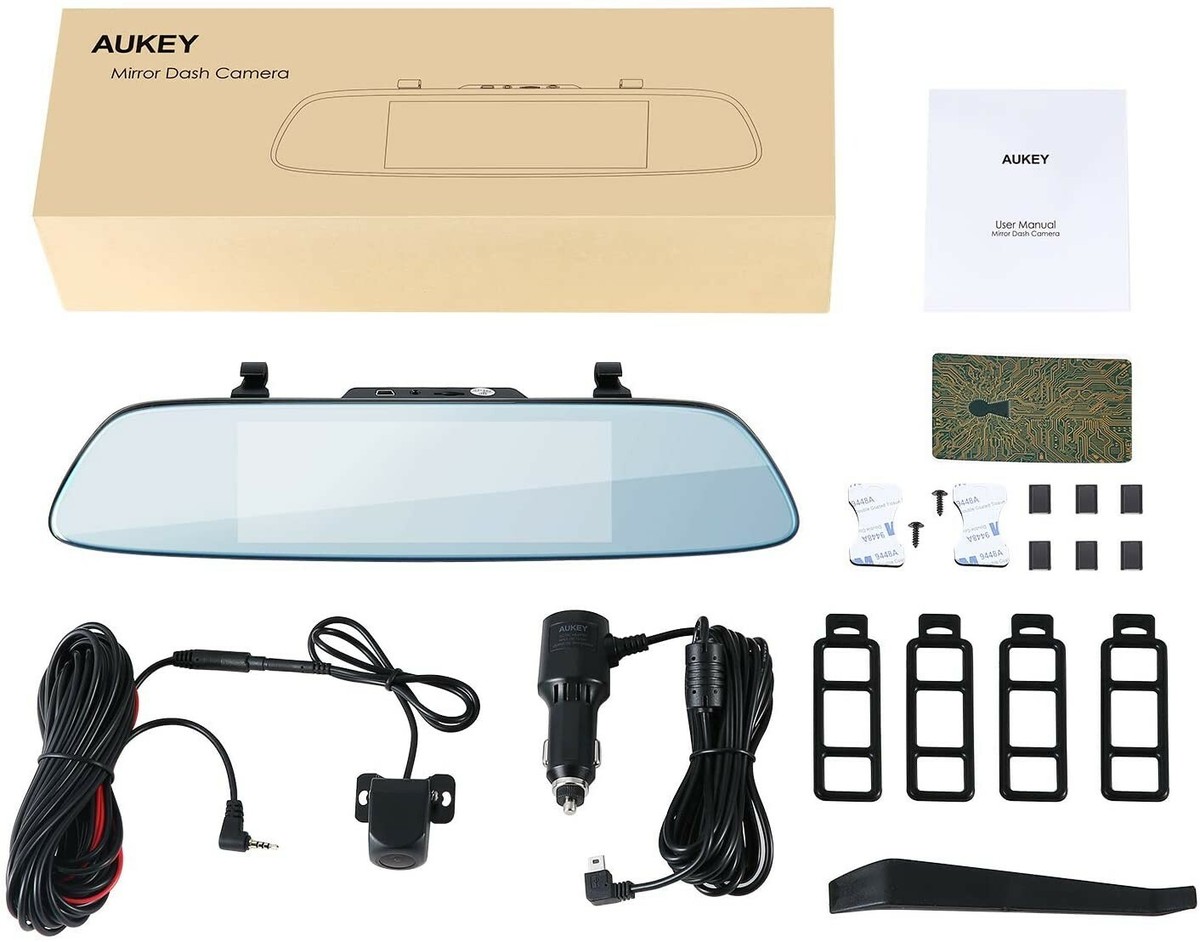 アクセサリー AUKEY mirror dash camera Aukey Mirror Dash Camera Review - 6.8