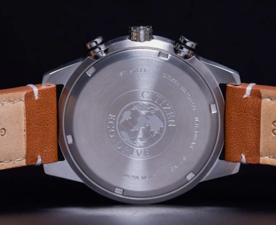 Citizen of Quartz Watch Eco Drive B620 43 Mm Leather Strap Ca4420